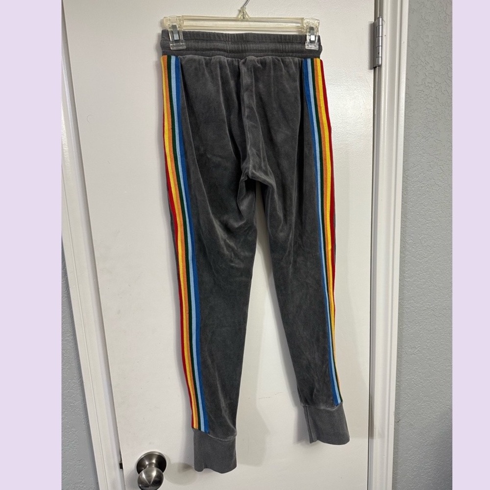 Women’s Velvet Striped Joggers
